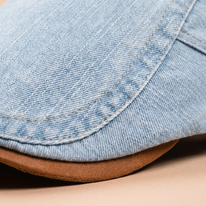 Flatcaps til herre | Retro newsboy-caps i denim