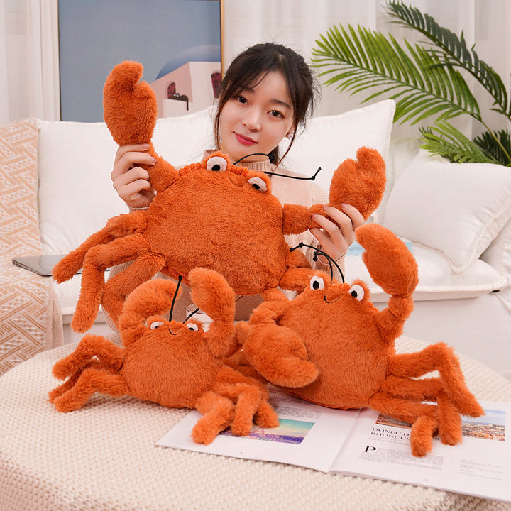 CrabCuddle | Morsomt kosedyr formet som hummer eller krabbe for barn