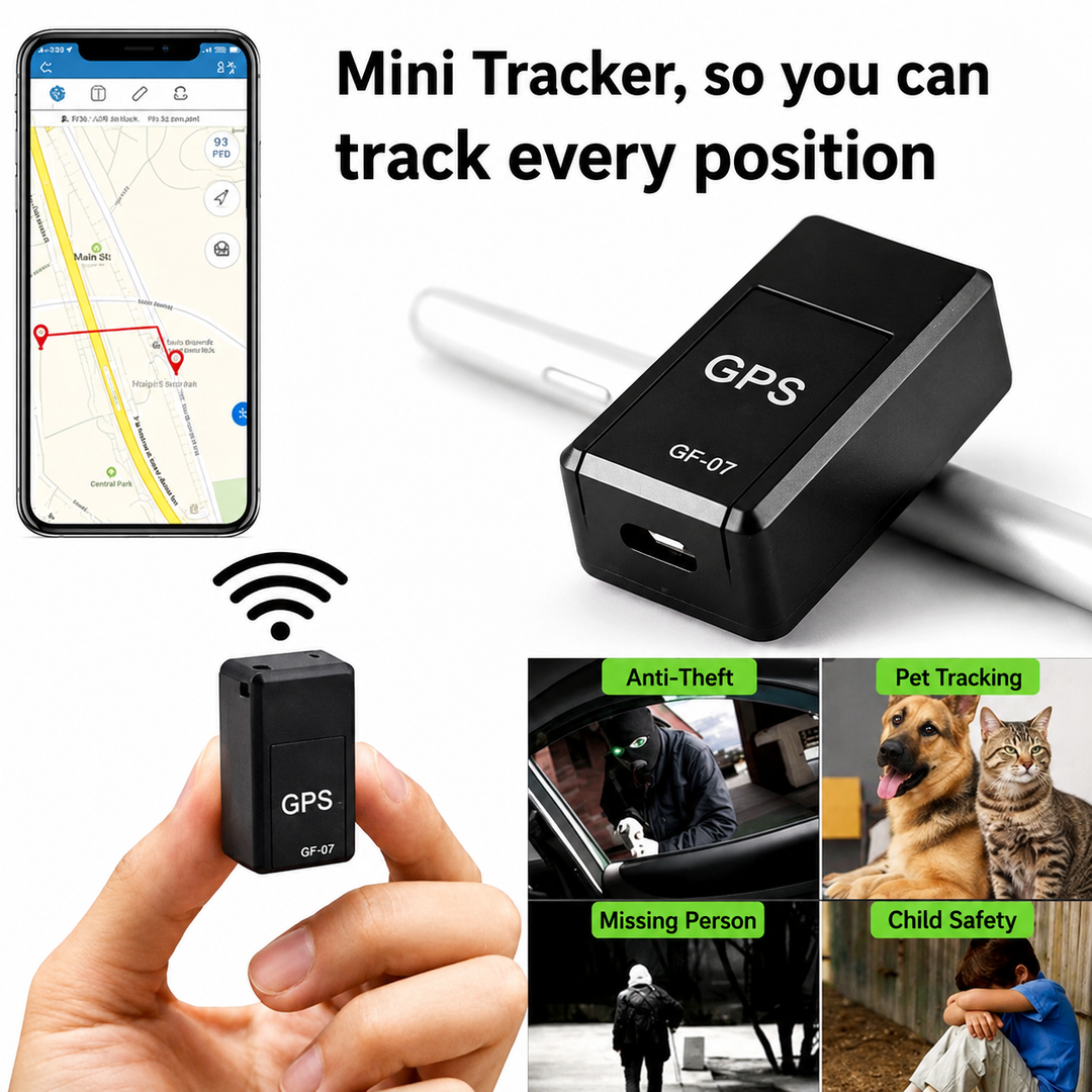 Mini GPS-sporer for biler – ingen abonnement nødvendig