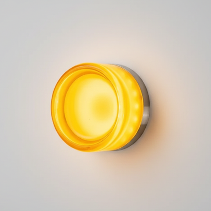 Nordisk rund vegglampe – moderne LED-vegglampe til soverom og gang