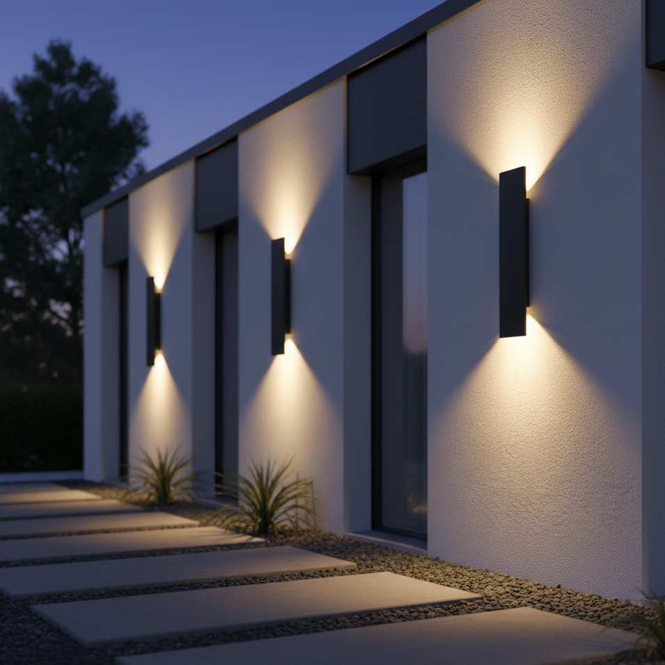 IP65-vedenpitävä alumiininen ulkoseinävalaisin – moderni LED-seinävalaisin