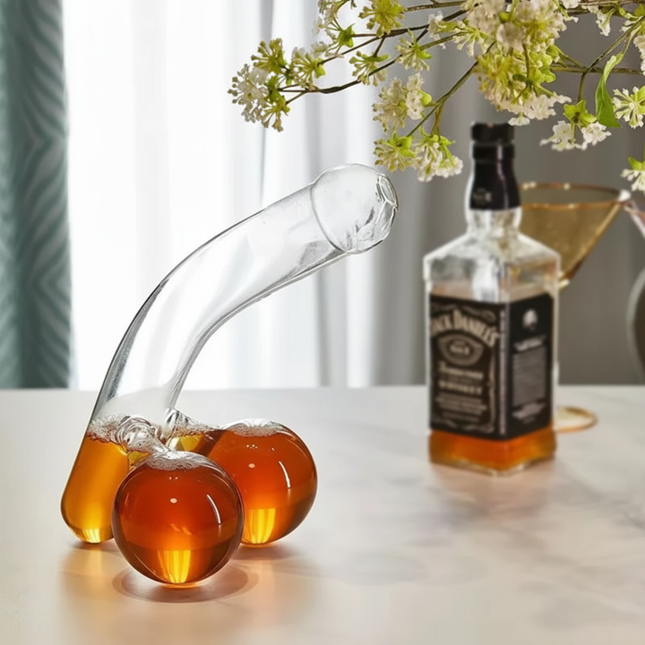 Karaffel i Glass | Elegant Design og Kapasitet på 650 ml | Gjennomsiktig