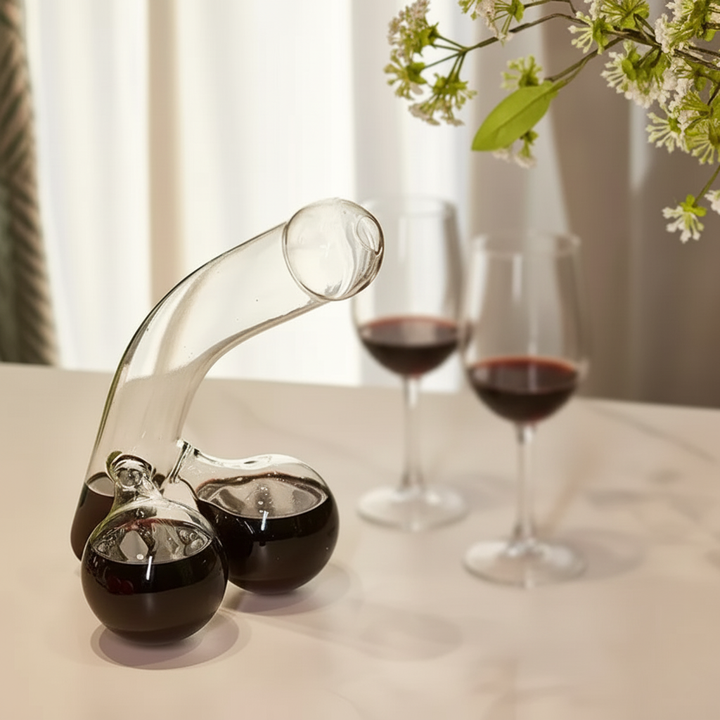 Karaffel i Glass | Elegant Design og Kapasitet på 650 ml | Gjennomsiktig