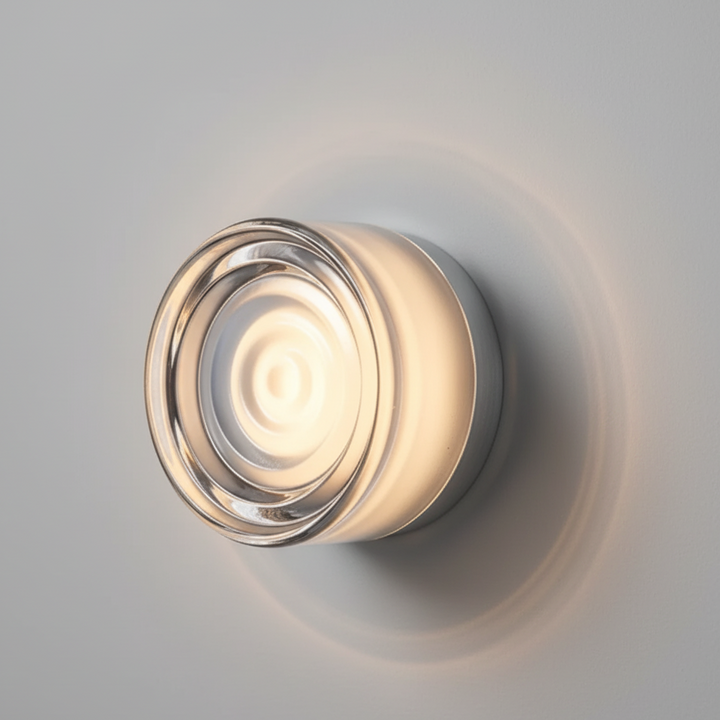 Nordisk rund vegglampe – moderne LED-vegglampe til soverom og gang