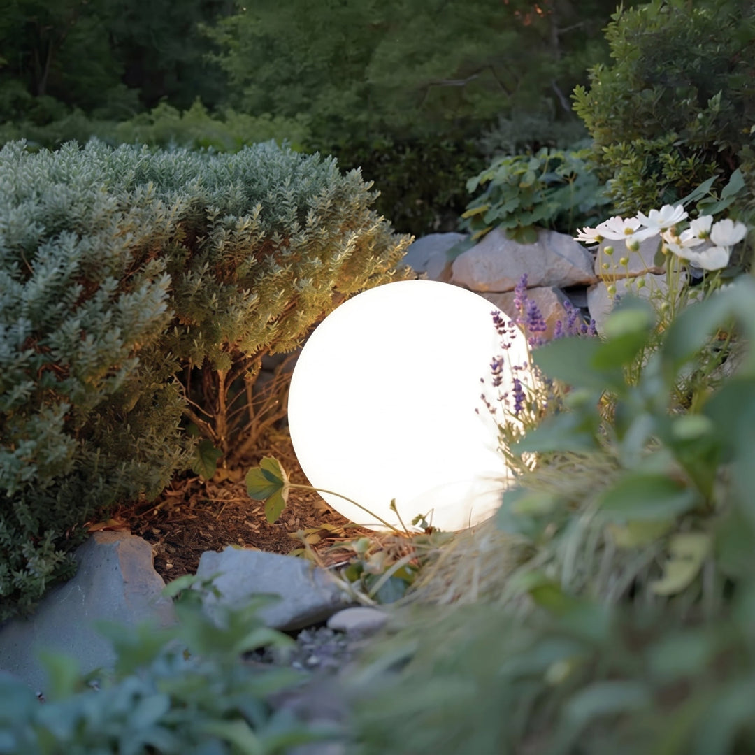 Solcelledrevet hagekule-lampe – trådløs, vanntett utelampe