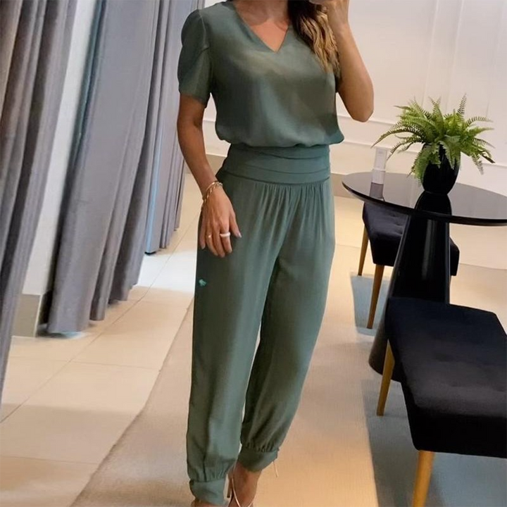 Tabea – Stilig Trykt Chic Jumpsuit for Kvinner