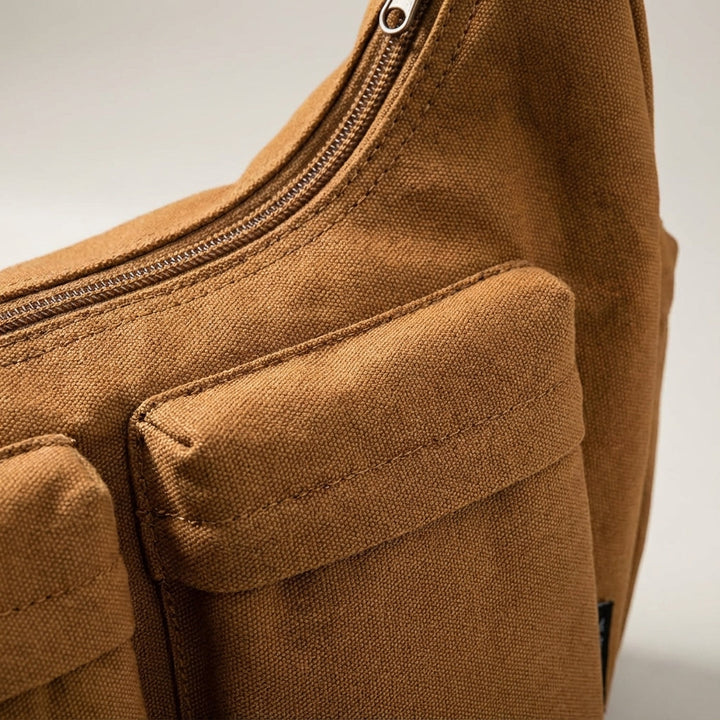 Stor crossbody-veske i canvas - UrbanLoom