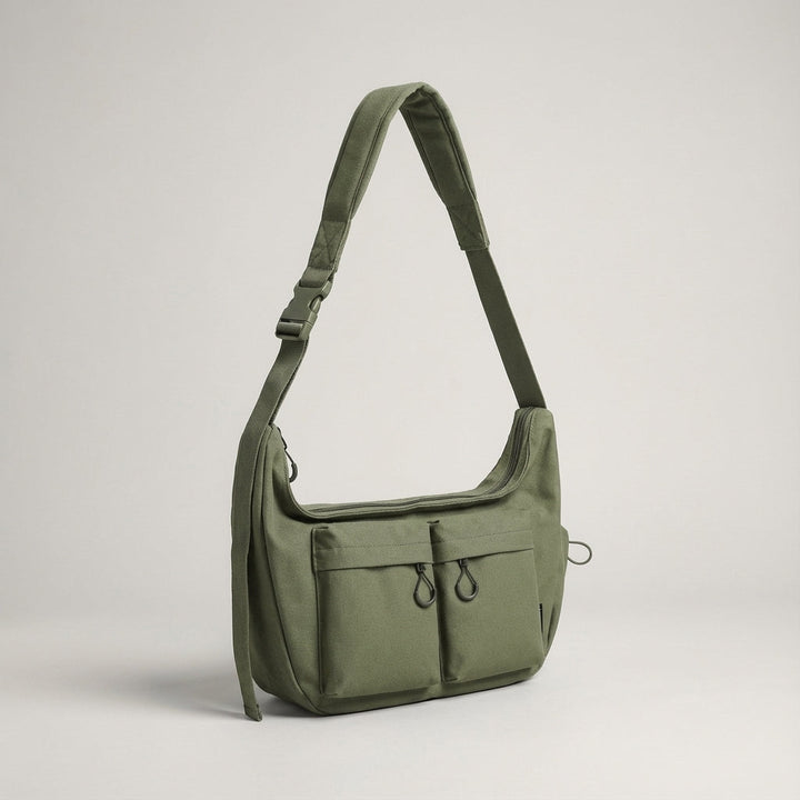 Stor crossbody-veske i canvas - UrbanLoom