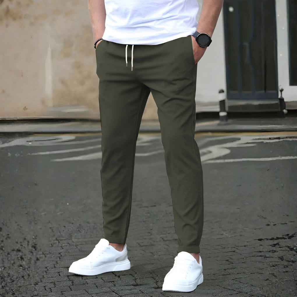 Herre Slim Fit Drawstring Bukser