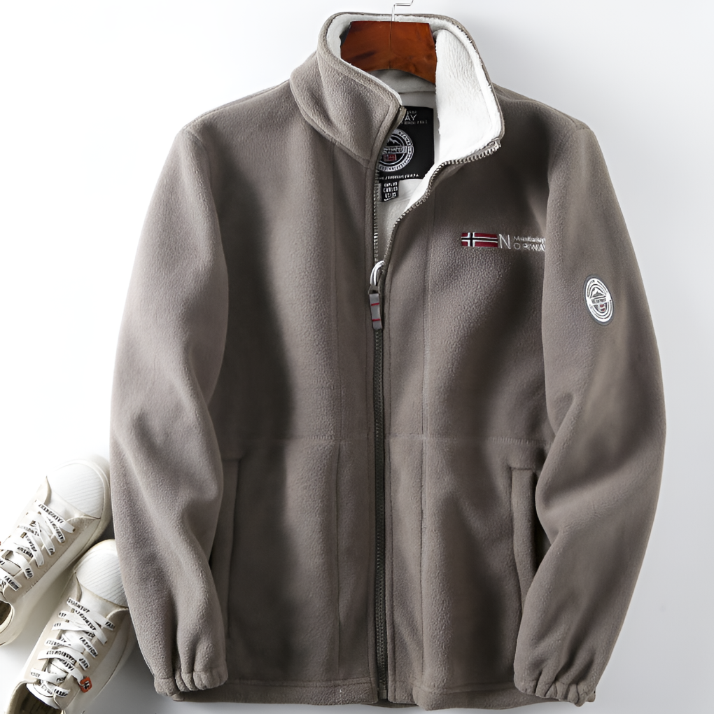 Casual Utendørs Fleece for Menn