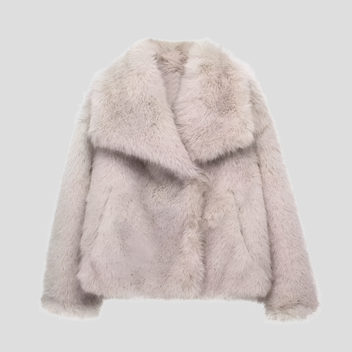 Kvinners Faux Fur Jakke