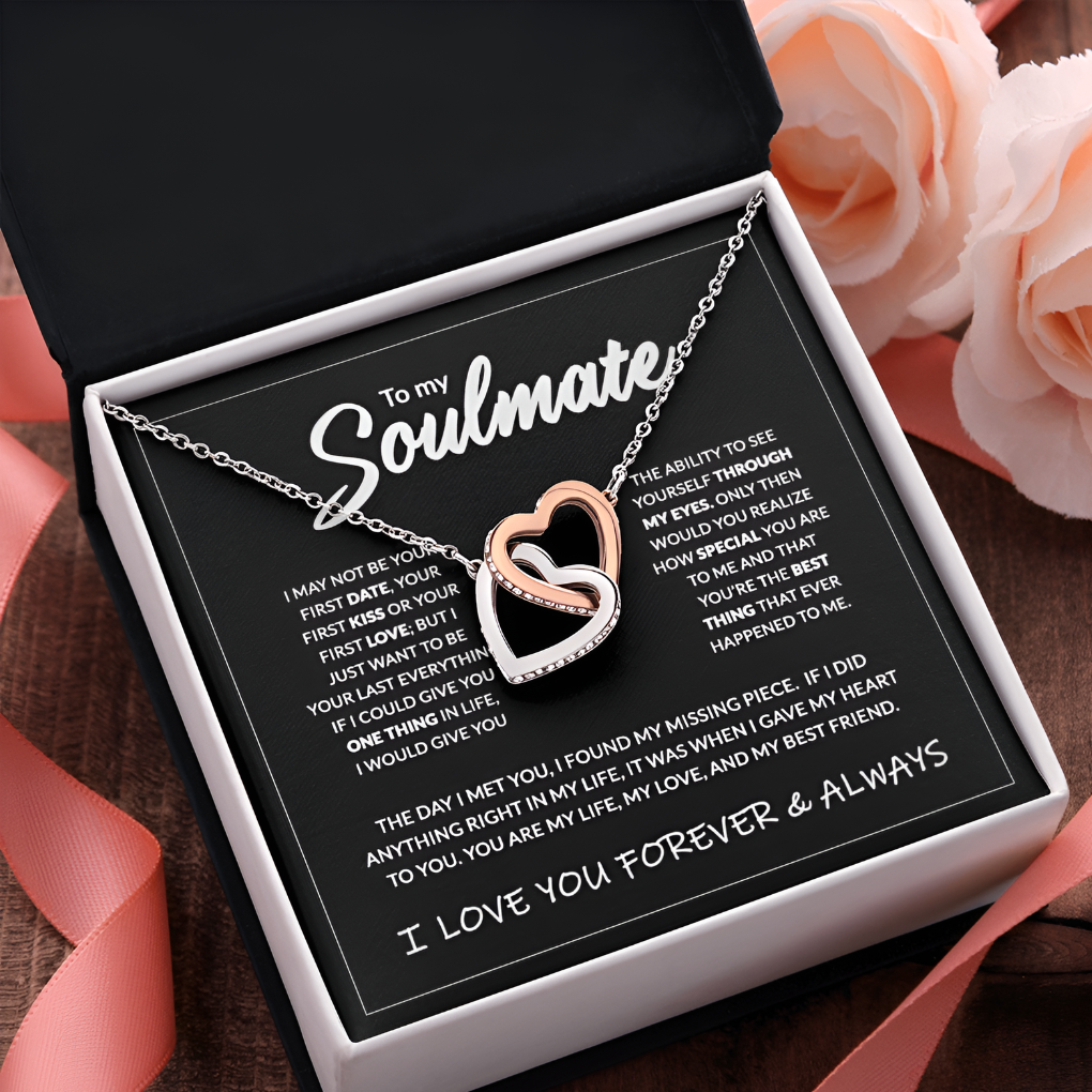 Kvinners To Hjerte Pendant Halskjede