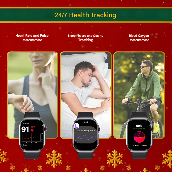 Smartklokke med avanserte funksjoner for aktive livsstiler