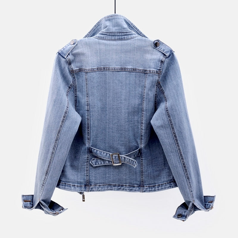 Kvinners Denim Jakke Tidloes Stil for Alle Sesonger