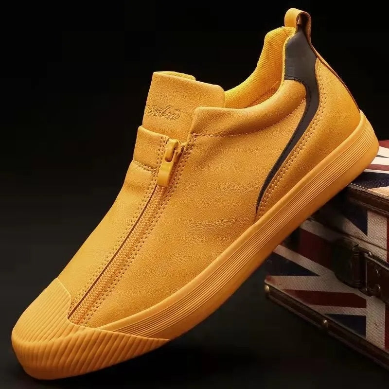 Sneakers for menn med glidelås og komfort – Noah