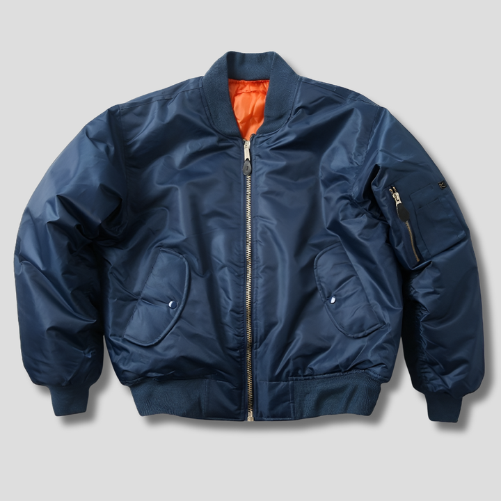 Kvinnes Unisex Klassisk Bomberjakke