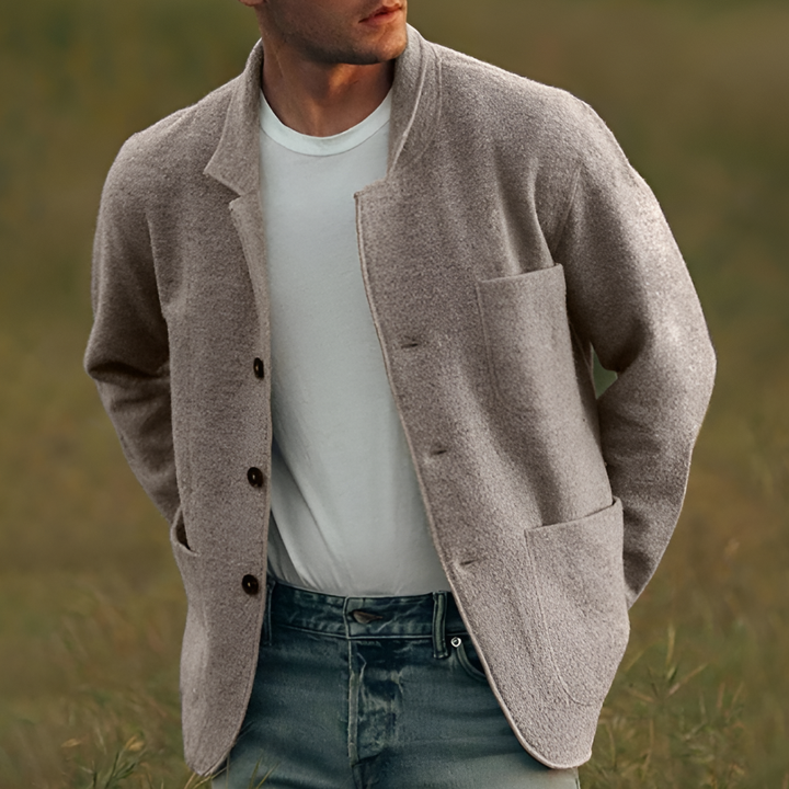 Casual Rutete Blazer for Menn
