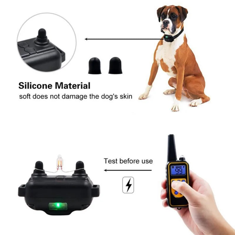 Elektrisk treningshalsbånd for hund – Sikker, effektiv fjernkontroll