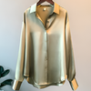 Elegant Satin Bluse