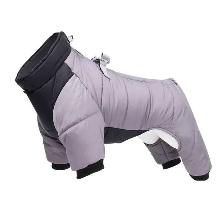 FurLuxe vanntett vinterjakke med sele - Hundejakke for små og mellomstore hunder
