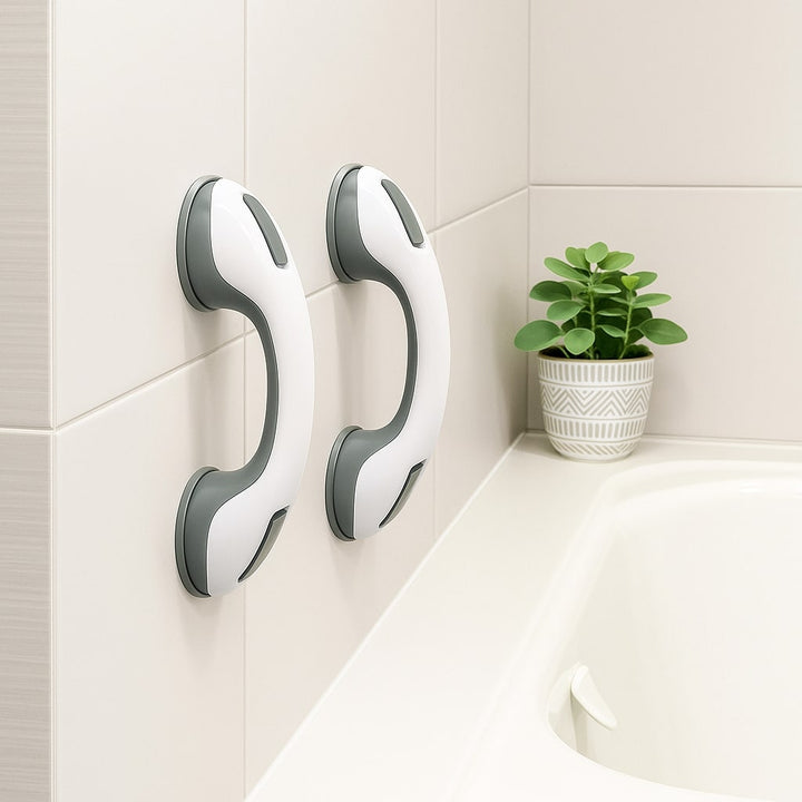 Støttehåndtak til badet | Uten boring | Sterkt sugekoppfeste