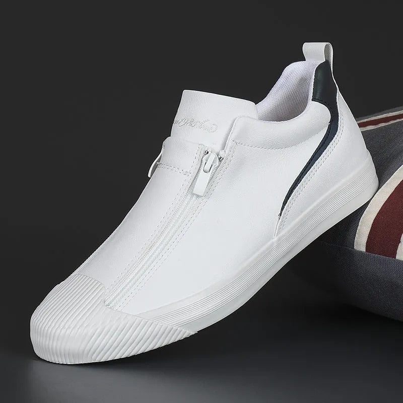 Sneakers for menn med glidelås og komfort – Noah