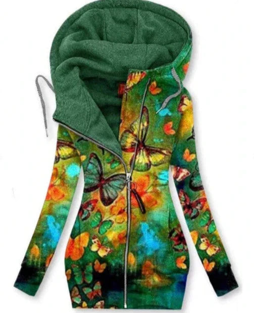 Butterfly Art-cardigan for kvinner – Alina