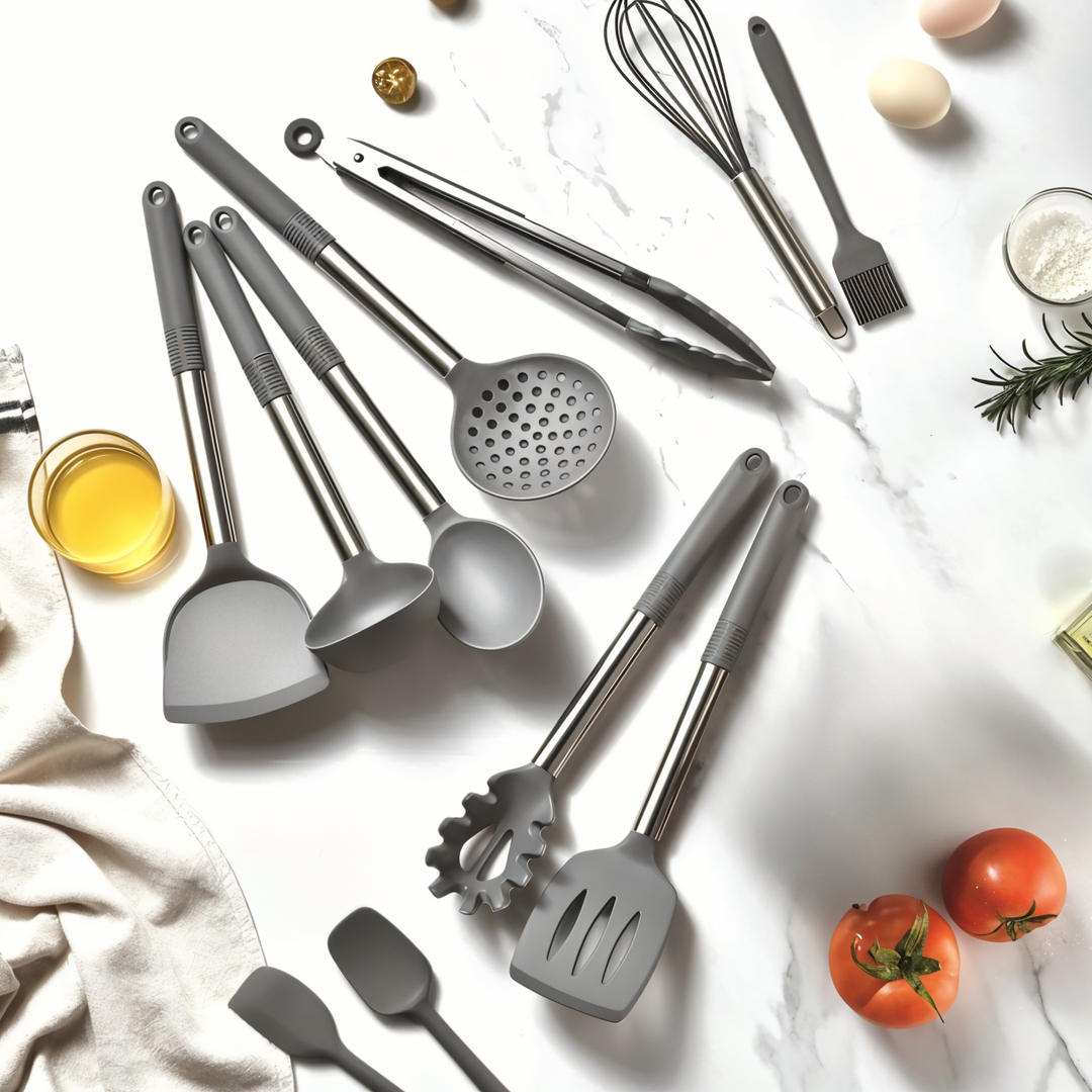 Kjøkkenredskapssett i silikon, 12 deler – Culinara Pro