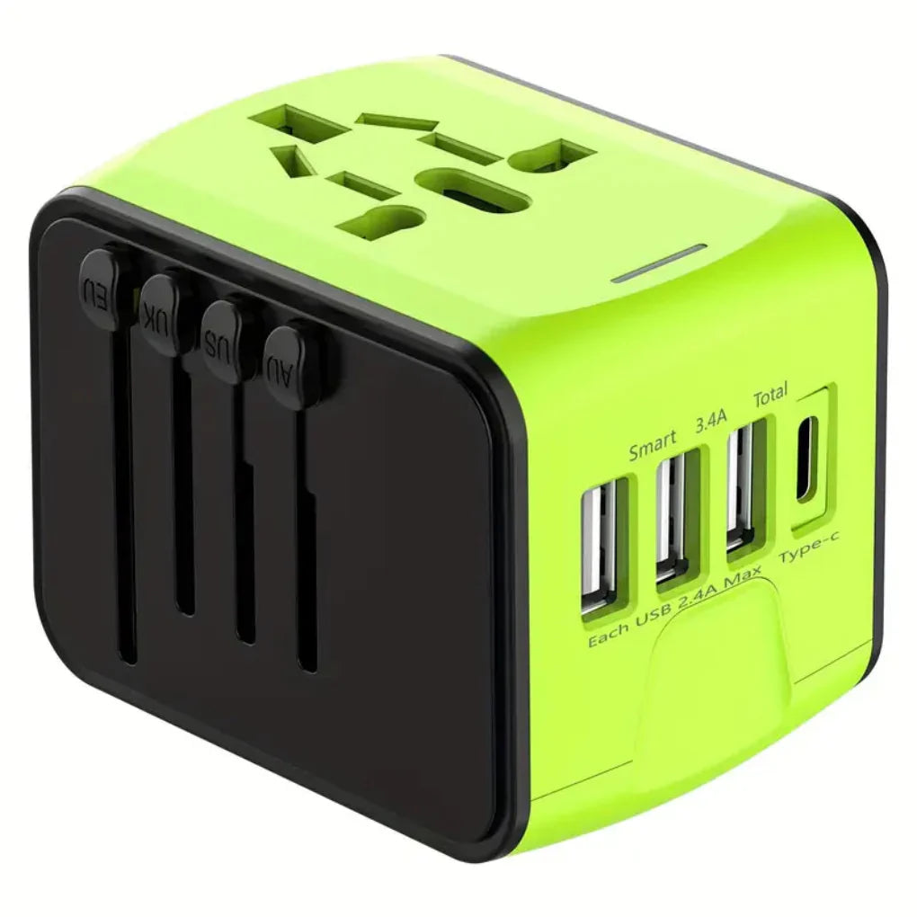 Internasjonal Reise Plugg Adapter Kompakt, Sikker & Rask Lading for Global Bruk