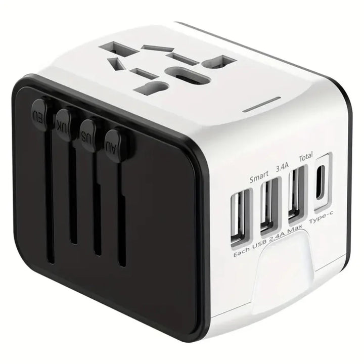 Internasjonal Reise Plugg Adapter Kompakt, Sikker & Rask Lading for Global Bruk