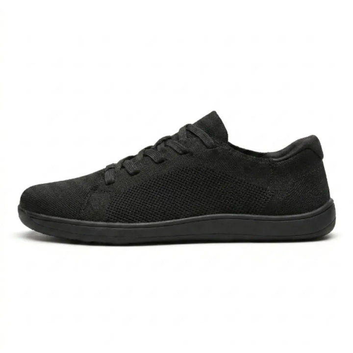 Unisex barfotsneakers med bred tåboks og pustende mesh