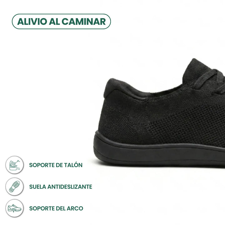 Unisex barfotsneakers med bred tåboks og pustende mesh