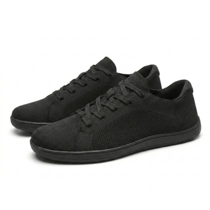 Unisex barfotsneakers med bred tåboks og pustende mesh