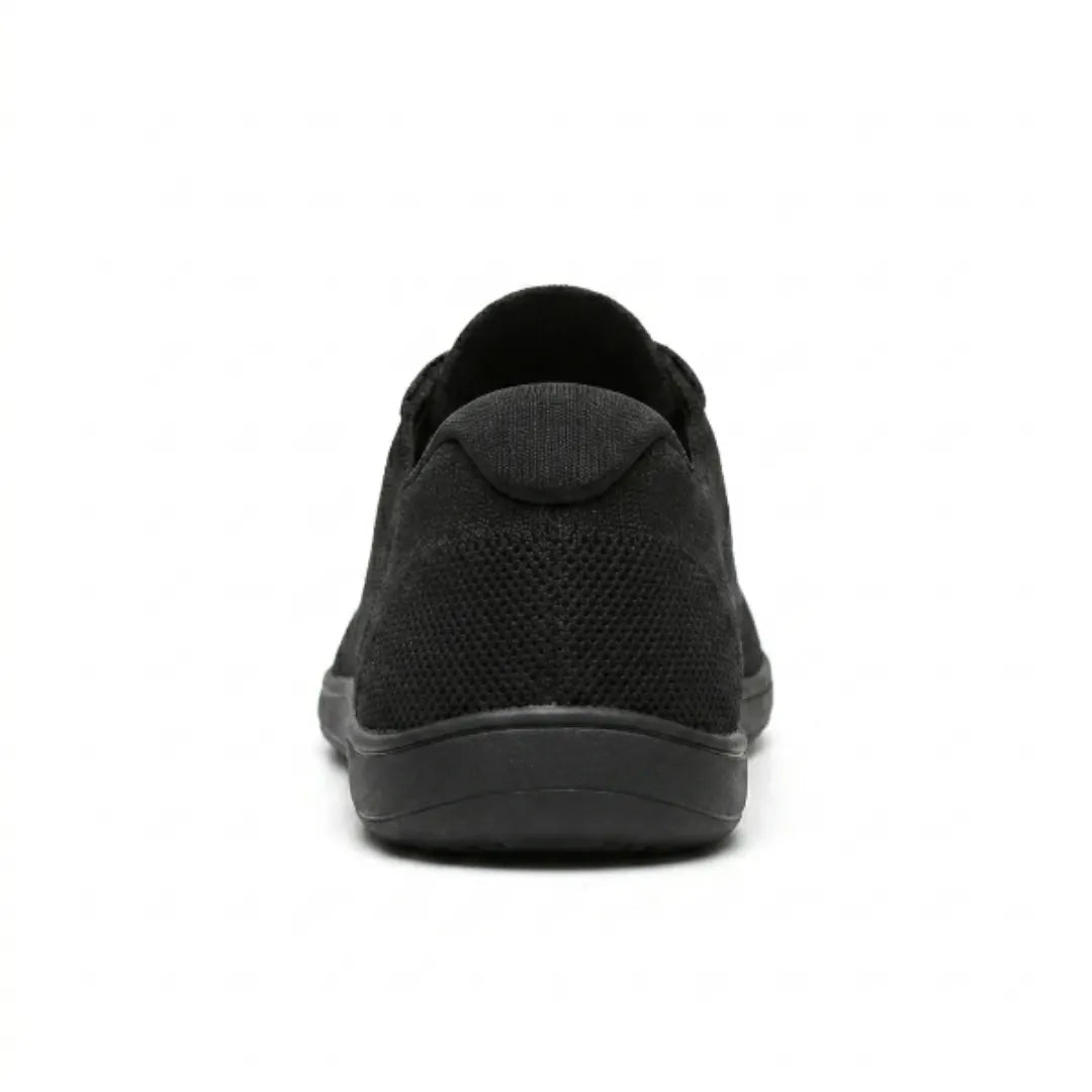 Unisex barfotsneakers med bred tåboks og pustende mesh