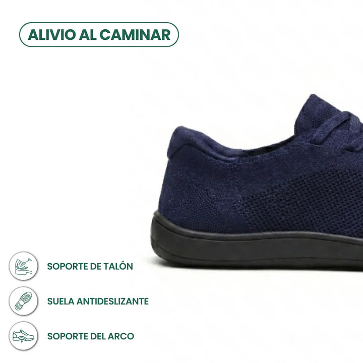 Unisex barfotsneakers med bred tåboks og pustende mesh