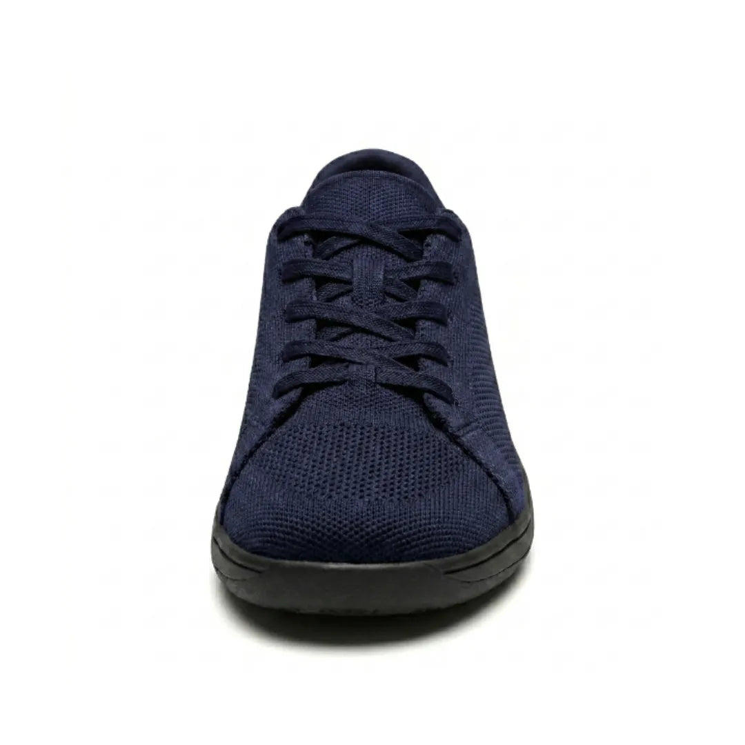 Unisex barfotsneakers med bred tåboks og pustende mesh