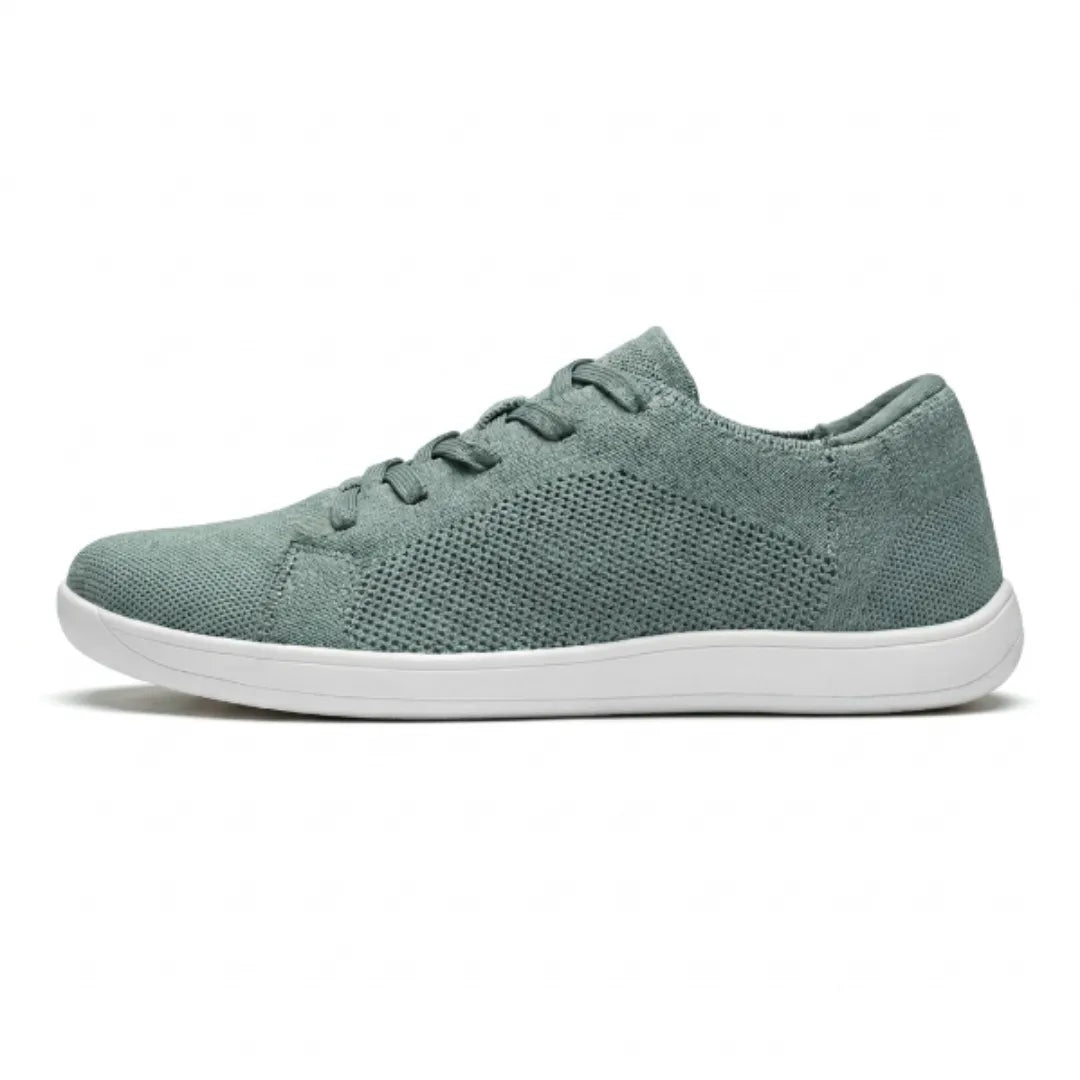 Unisex barfotsneakers med bred tåboks og pustende mesh
