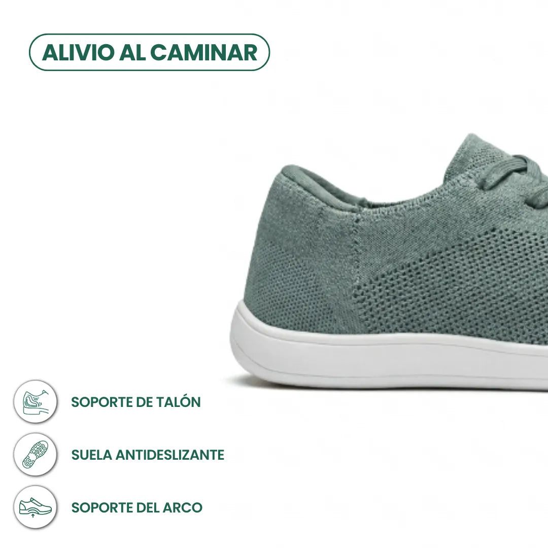Unisex barfotsneakers med bred tåboks og pustende mesh
