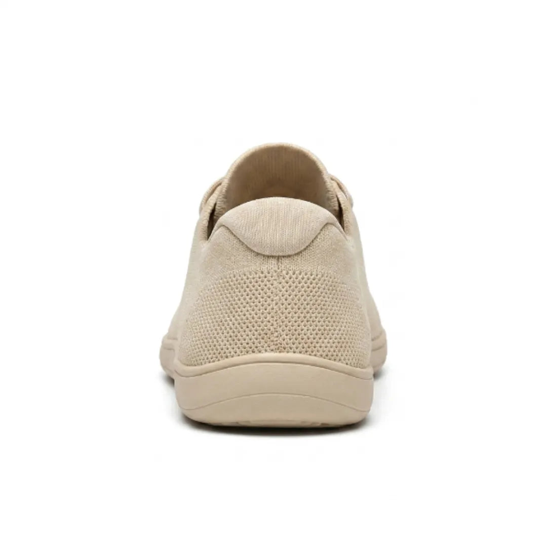 Unisex barfotsneakers med bred tåboks og pustende mesh