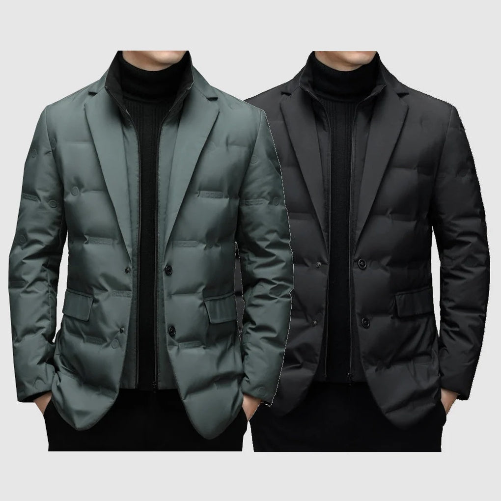 Menns Parka Jakke Stil Vinter Klar Lag