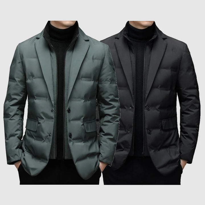 Menns Parka Jakke Stil Vinter Klar Lag