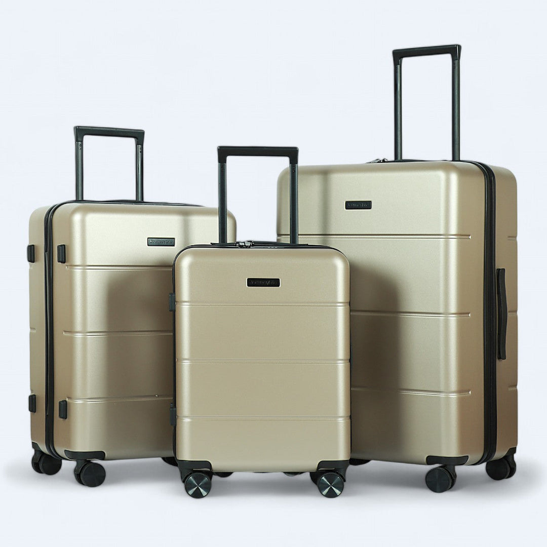 Sett med 3 Harde Kofferter – Atlas Explorer