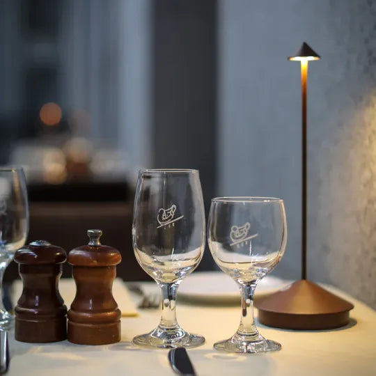 Trådløs LED-lampe | Batteridrevet touch-lampe med dimming