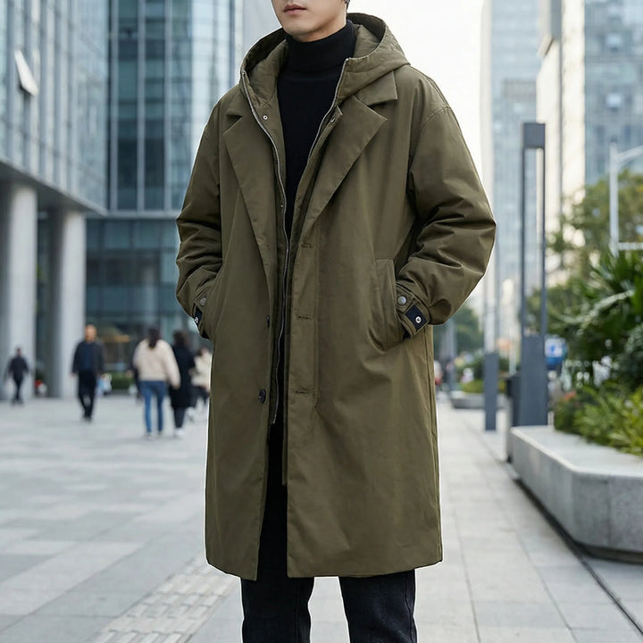 Klassisk parka-trenchcoat for menn - Armando