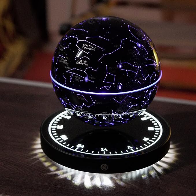 Svevende stjernekart «Konstellasjon» – lampe med magnetisk levitasjon