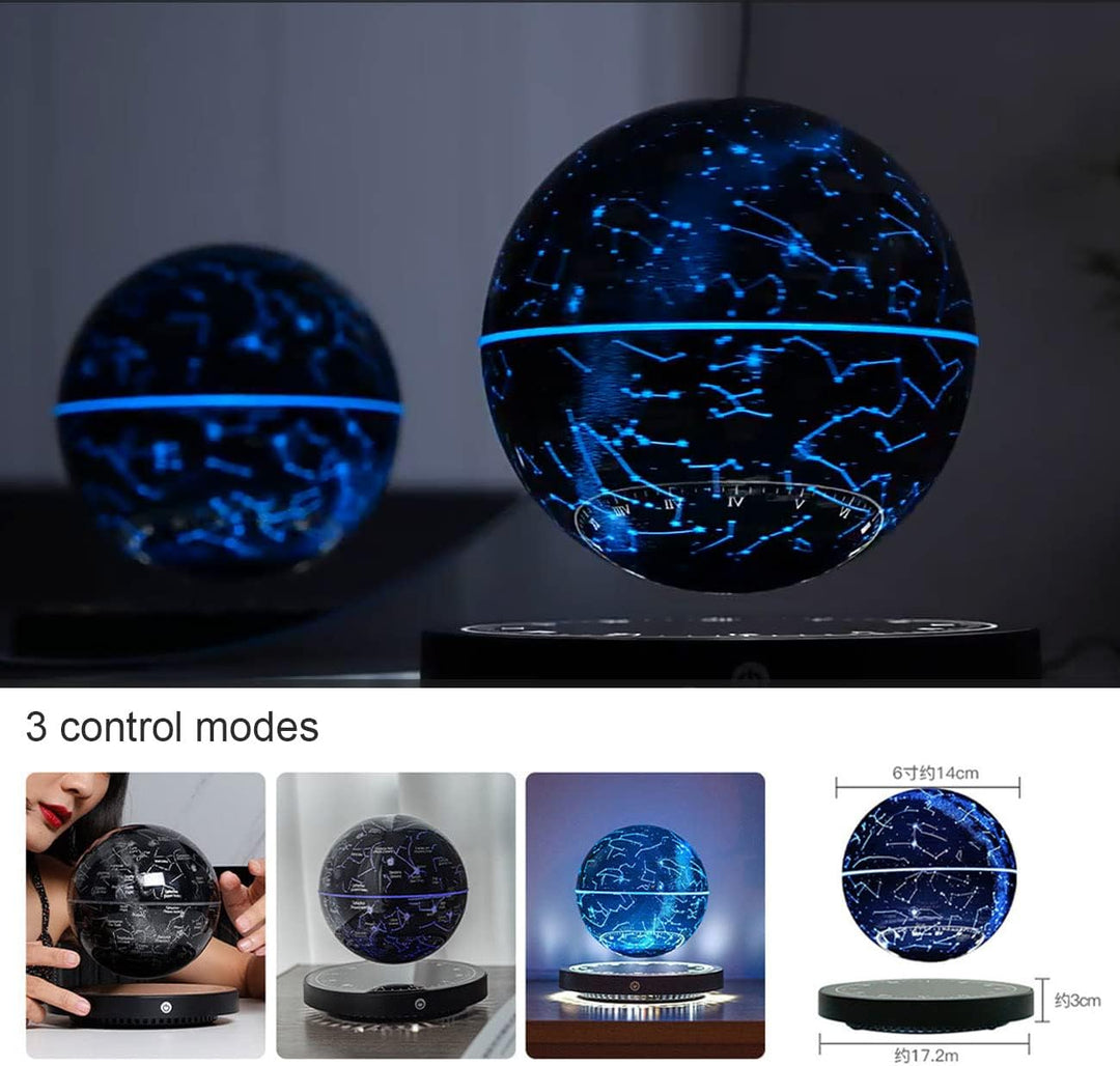 Svevende stjernekart «Konstellasjon» – lampe med magnetisk levitasjon