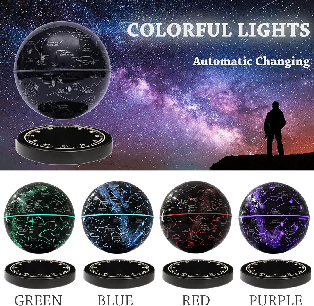 Svevende stjernekart «Konstellasjon» – lampe med magnetisk levitasjon