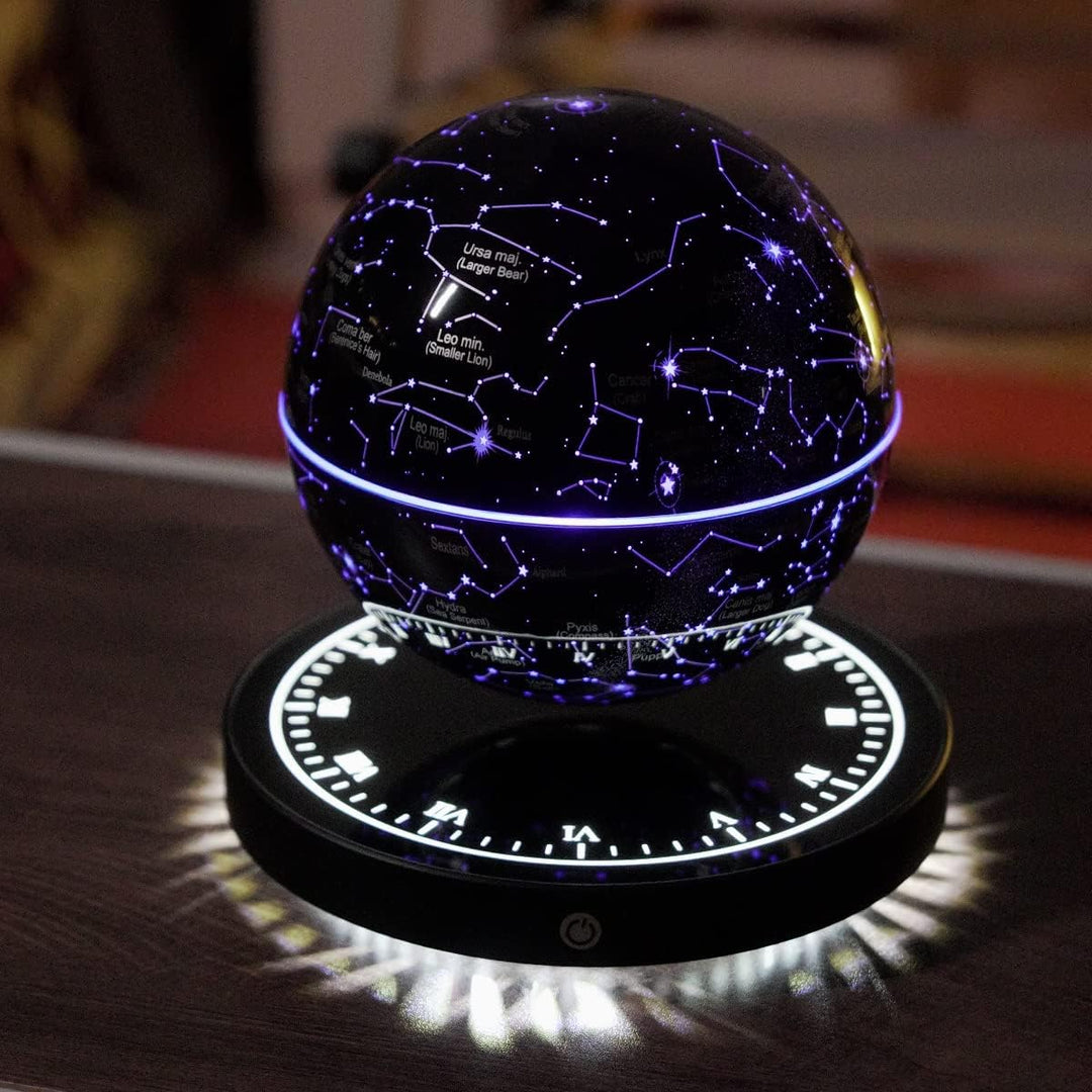 Svevende stjernekart «Konstellasjon» – lampe med magnetisk levitasjon