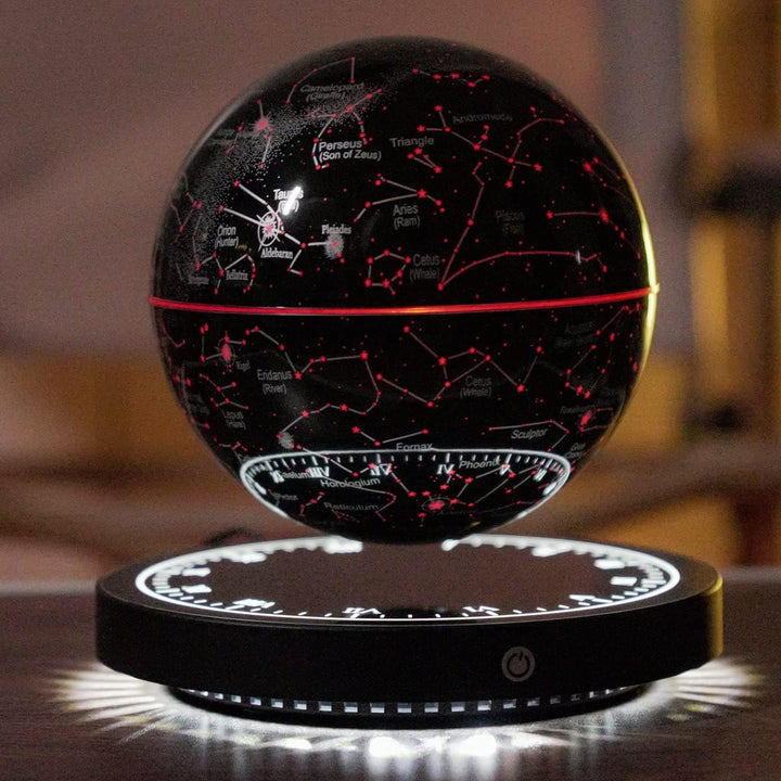Svevende stjernekart «Konstellasjon» – lampe med magnetisk levitasjon