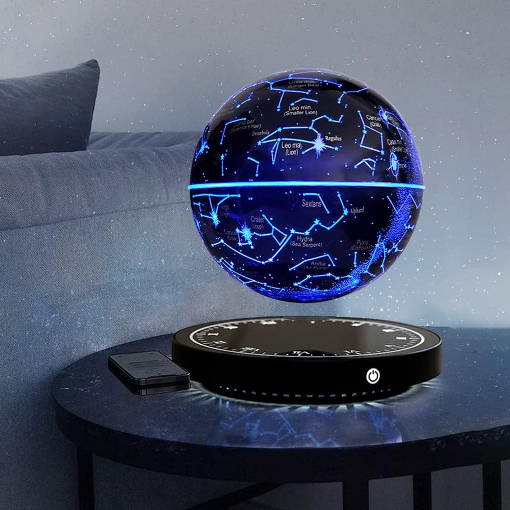 Svevende stjernekart «Konstellasjon» – lampe med magnetisk levitasjon